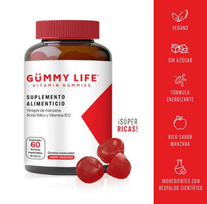 gummy life gomitas de vinagre de manzana