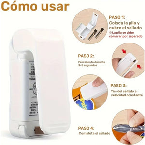 MINI SELLADOR DE BOLSAS PORTATIL